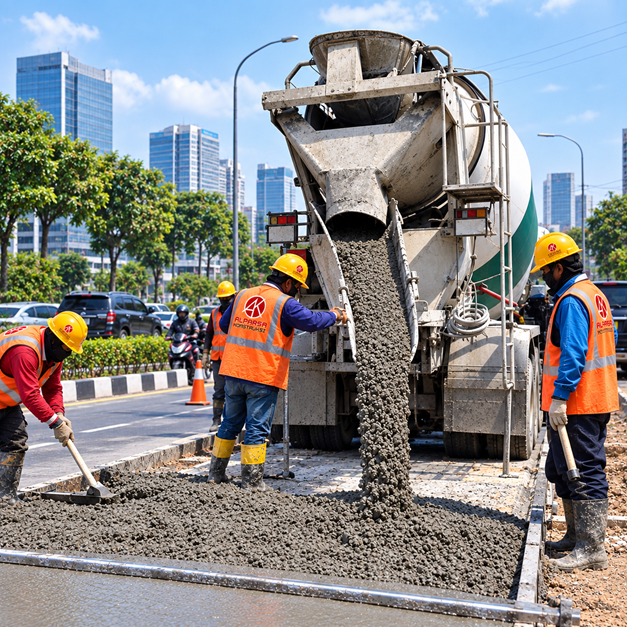 Jasa Pengecoran Jalan